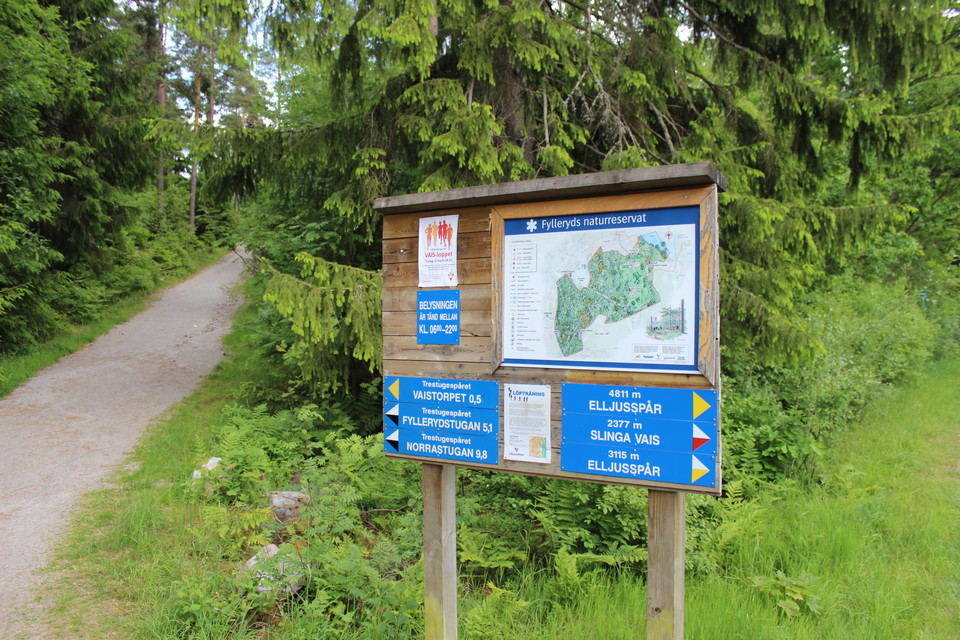 Flera motionsspår