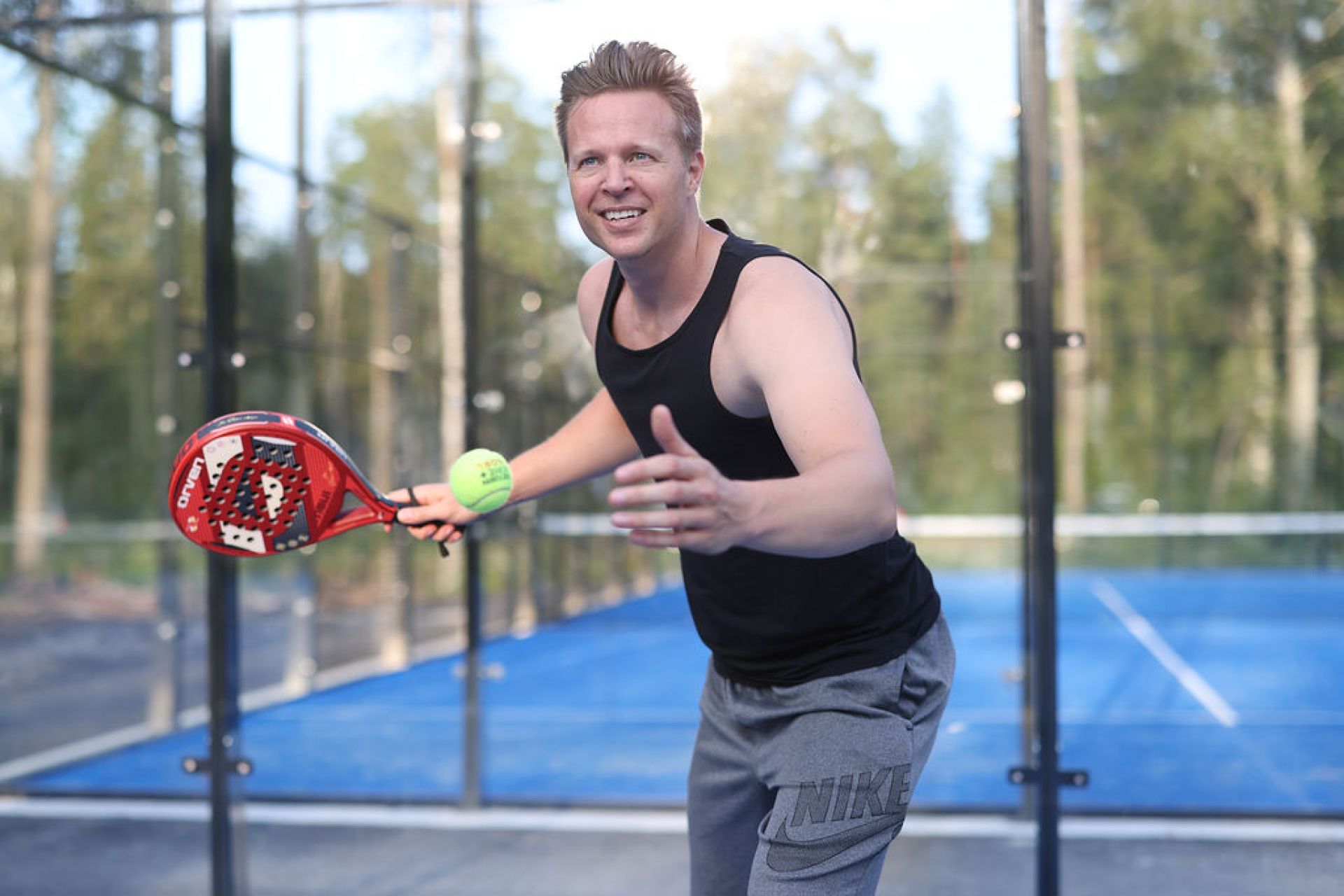 Padel på Bomstadbaden