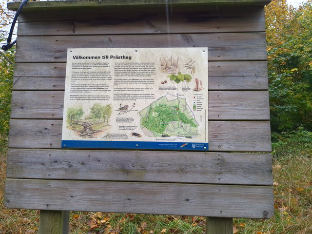 Informationsskylt: Prästhag