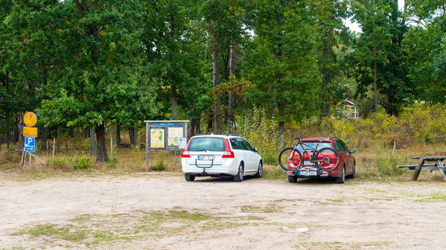 Parkering Vambåsa hagmarker naturreservat Hjortahammar