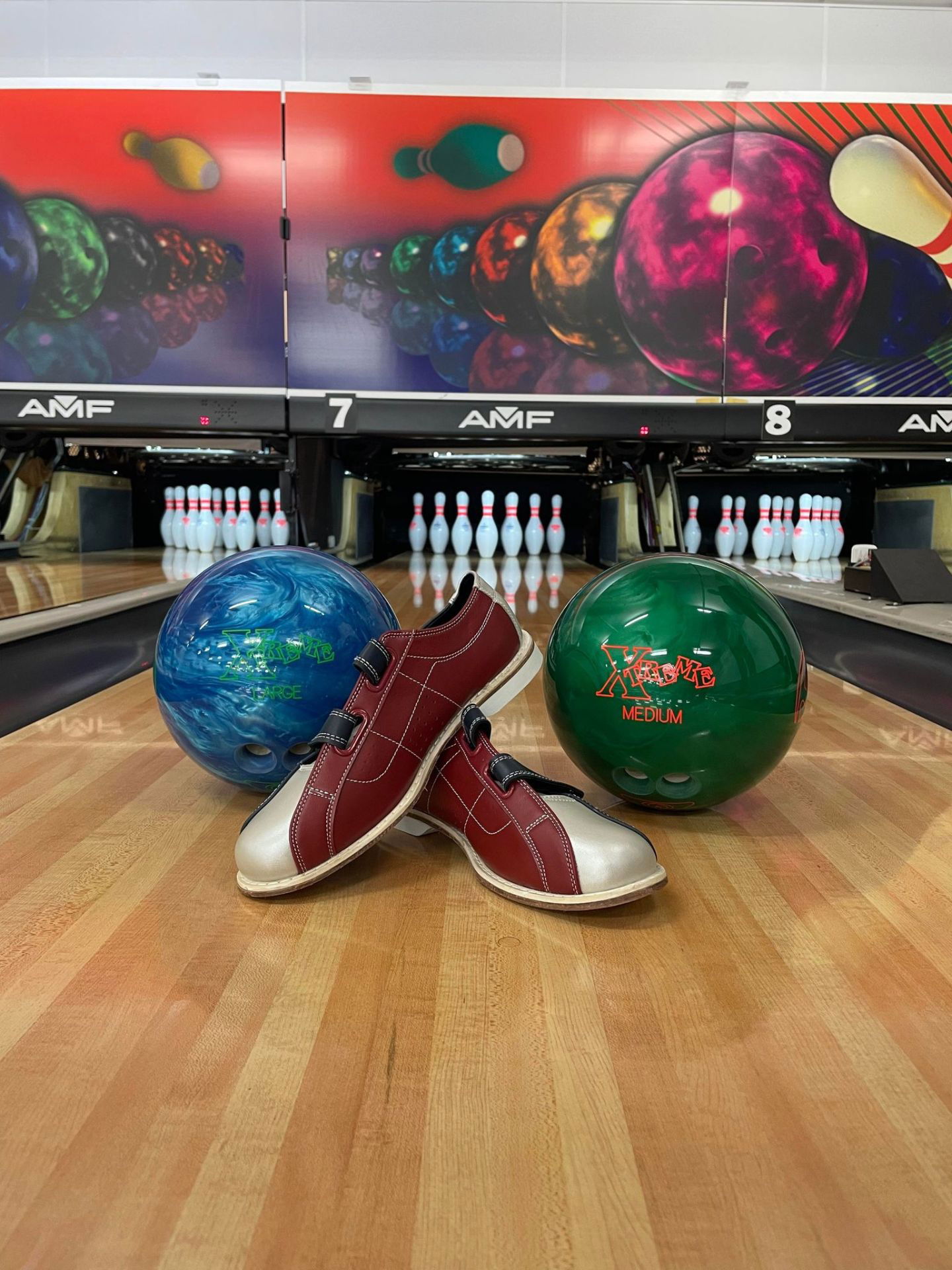 bowlingskor och bowlingklot