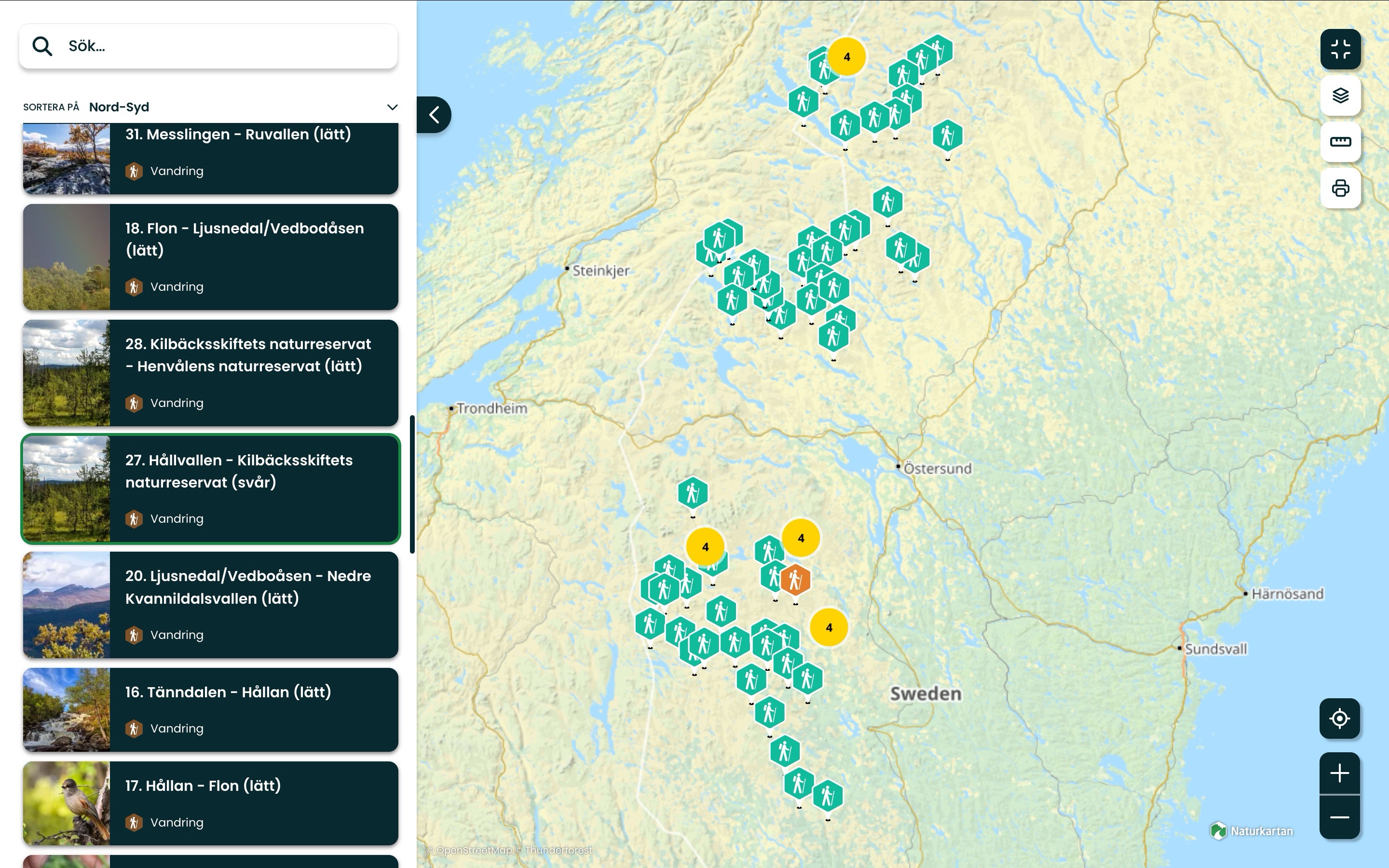 100 vandringsleder i Jämtland och Härjedalen…