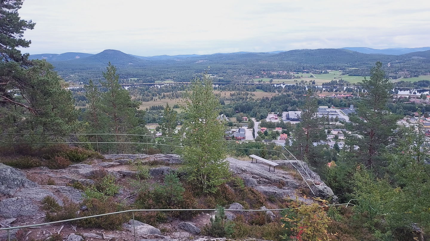 Utsikt mot Järvsö klack