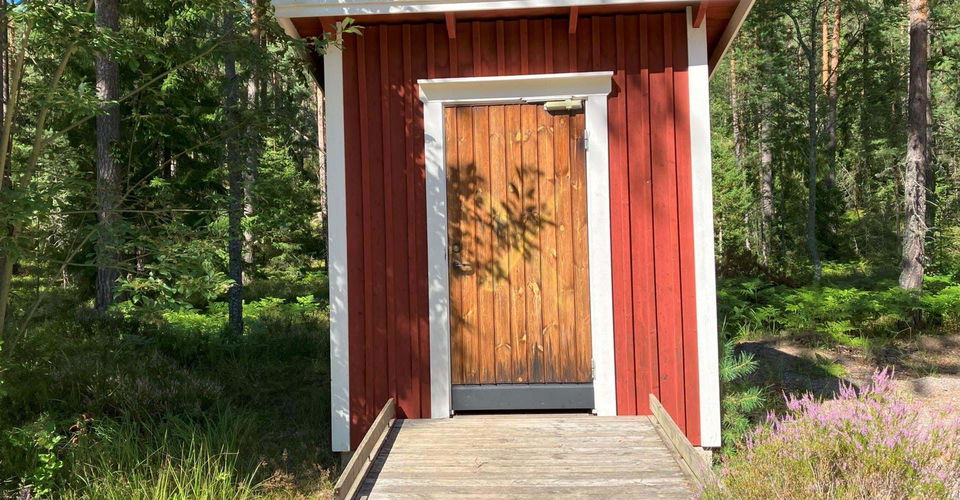 Torrdass vid parkeringen Glimmingen.
Etapp: Pinnarp - Kisa, via Föllingsö
Kinda kommun