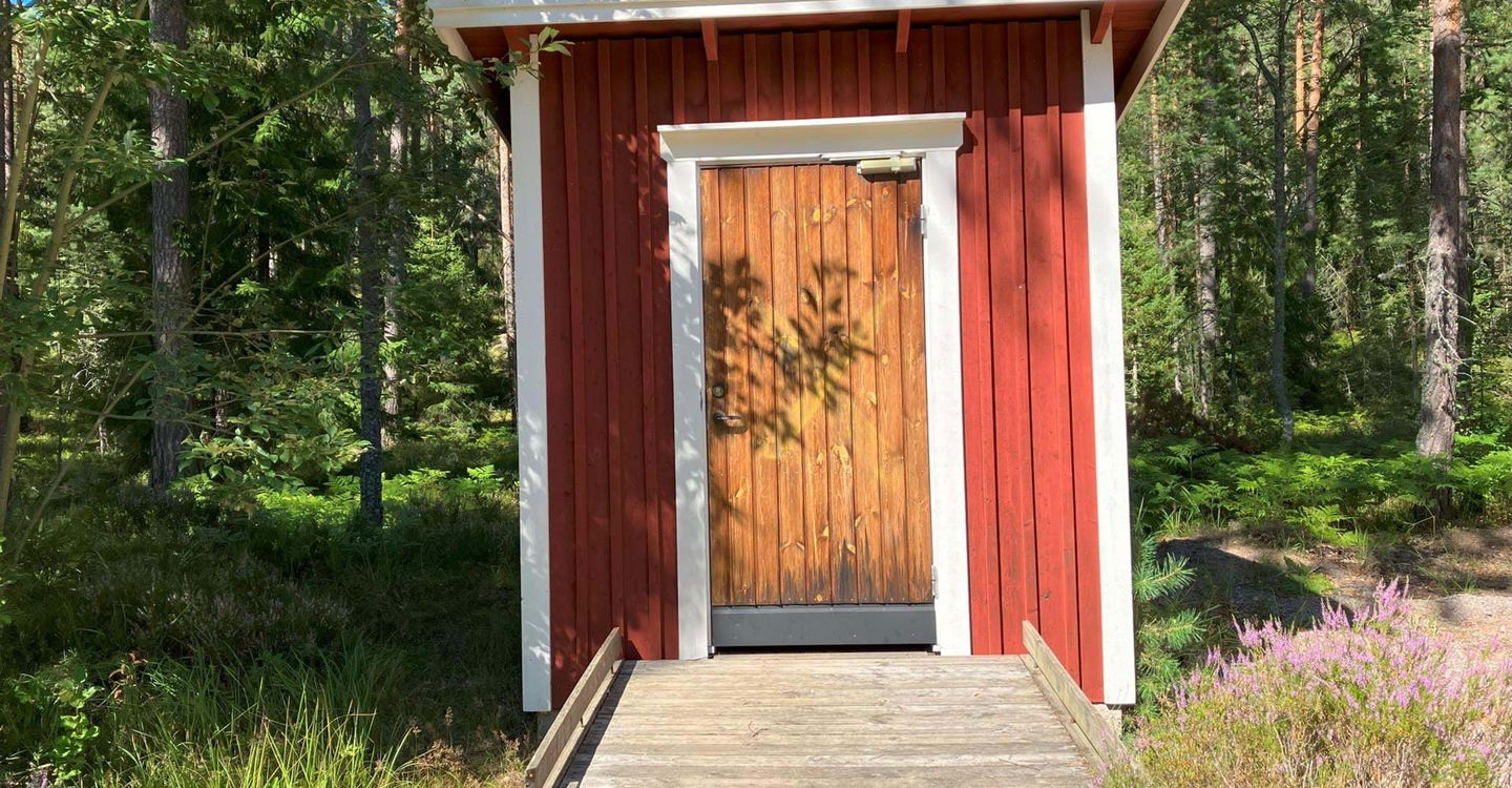 Torrdass vid parkeringen Glimmingen.
Etapp: Pinnarp - Kisa, via Föllingsö
Kinda kommun