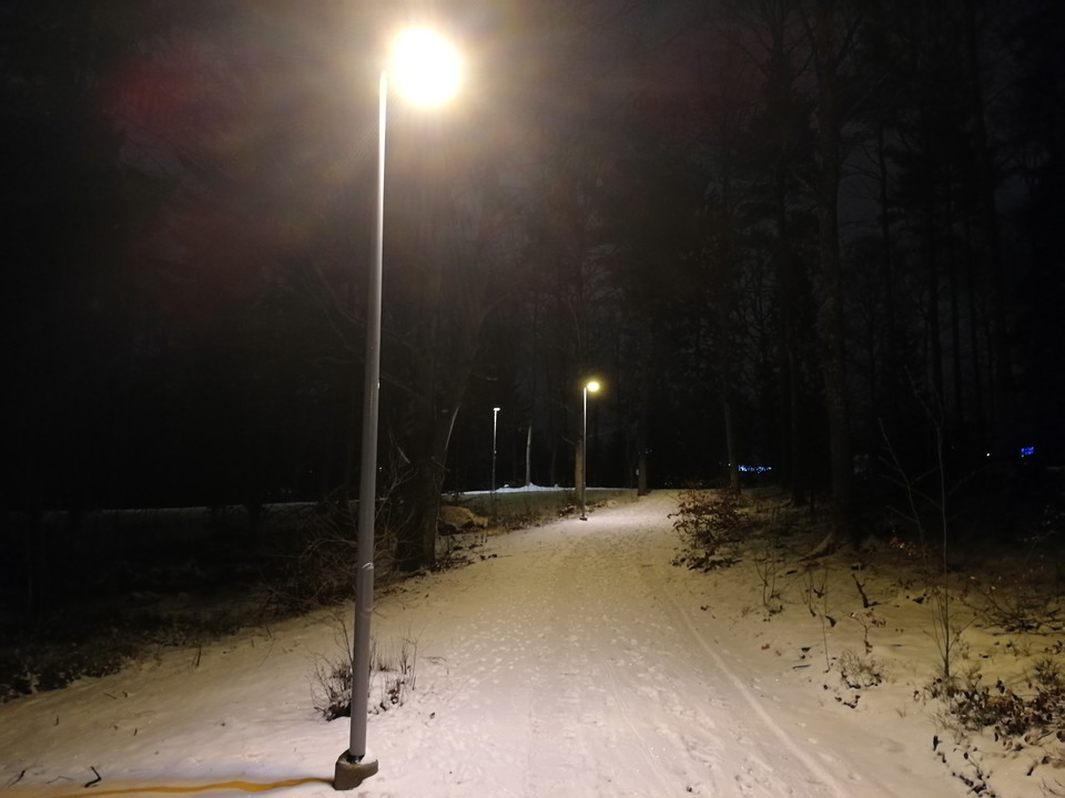 Belysning i vinterskrud