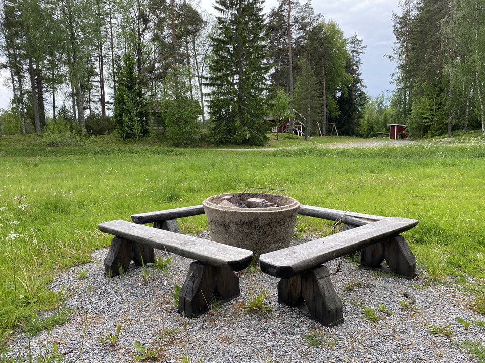 Grillplats vid rastladan