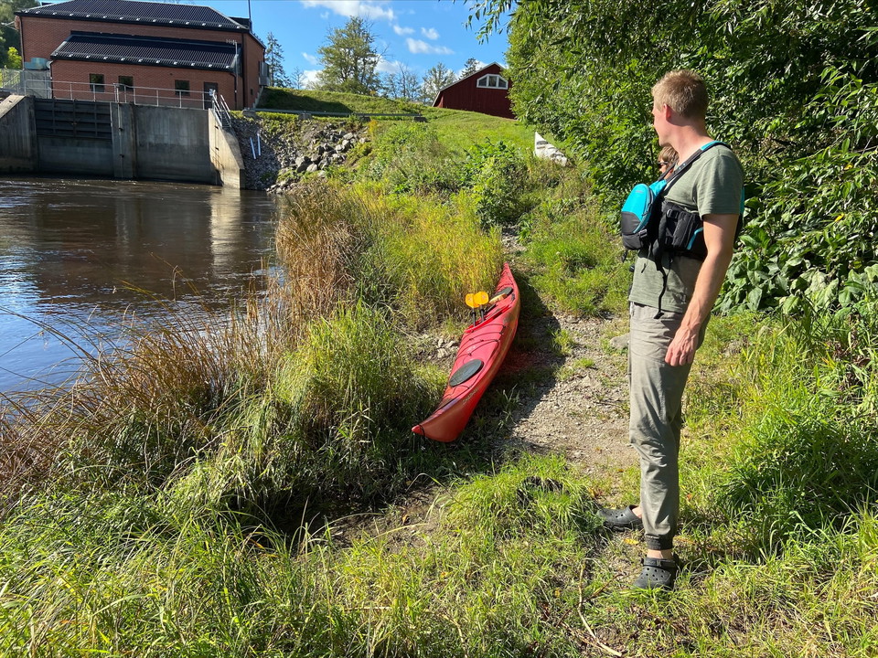 Kanot iläggningsplats vid Grindberga