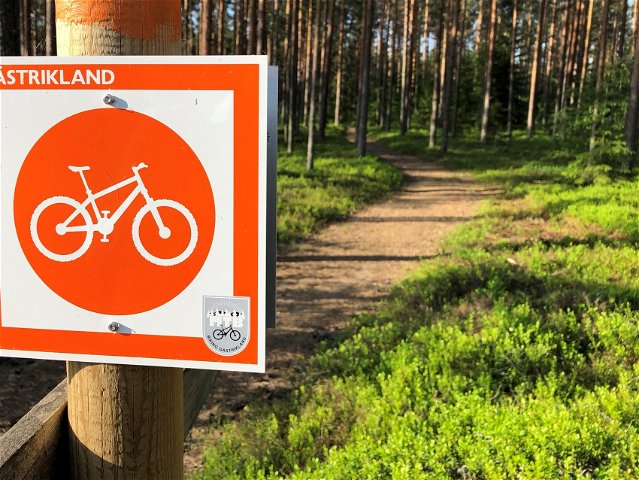 Blå Berget, Biking Gästrikland