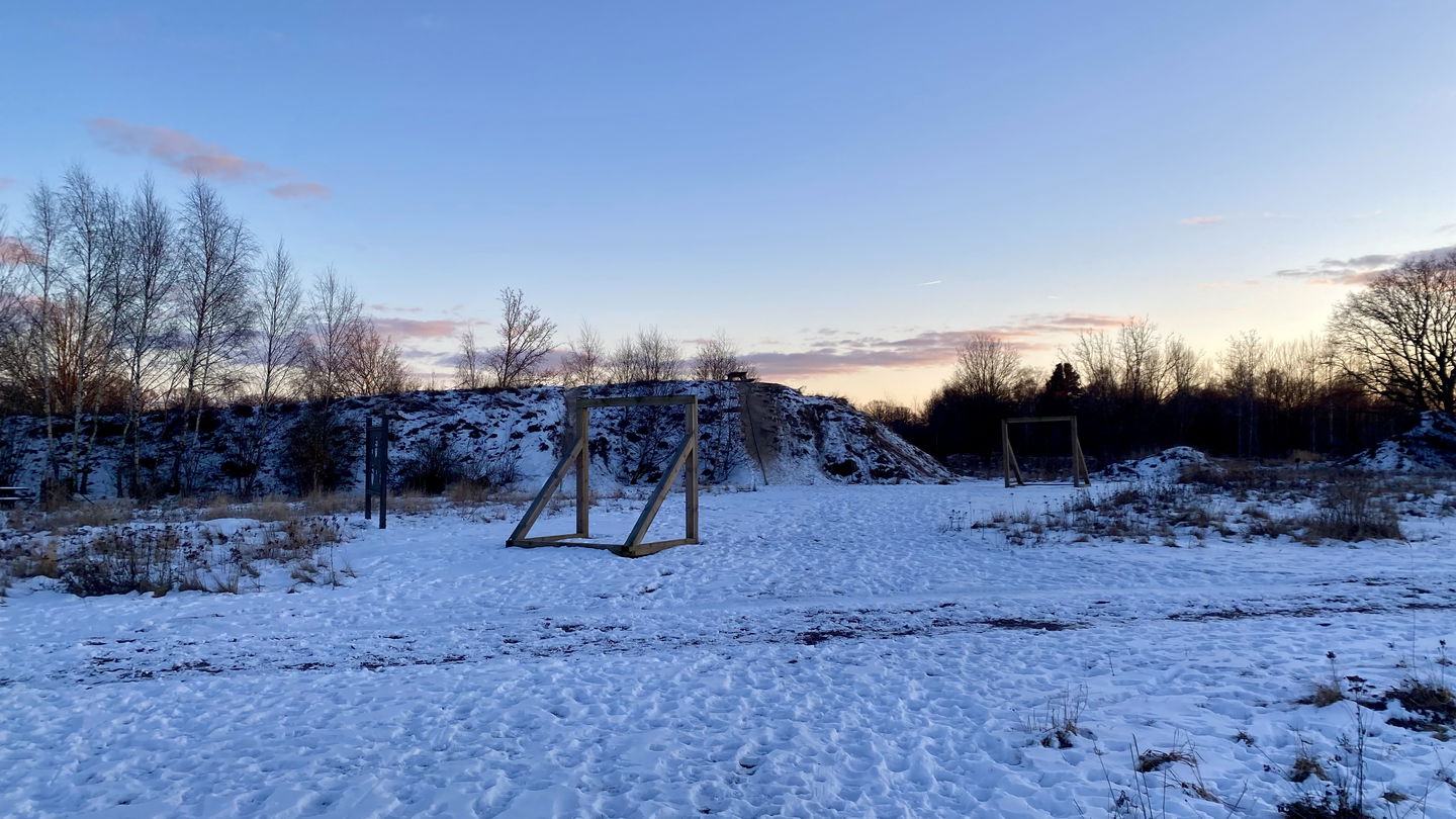 Lekkulle och lekyta, vinter