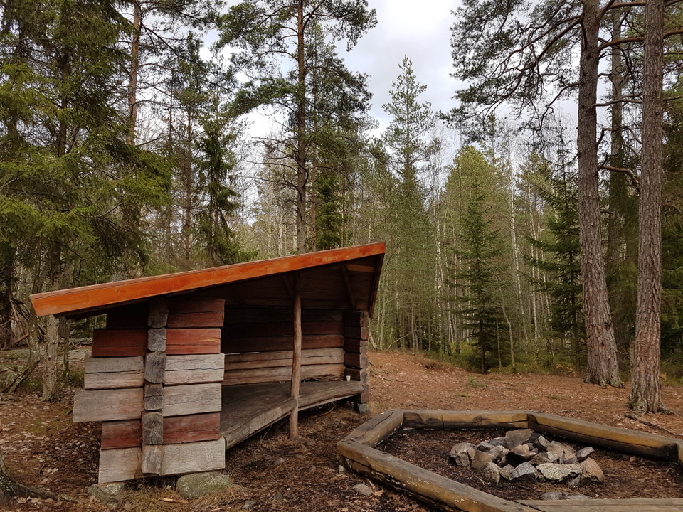 Friluftskojan Långängen. Foto Lidingö stad.