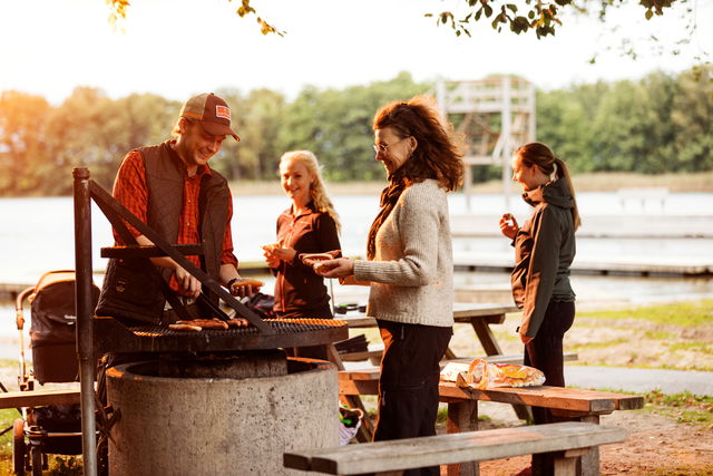 Grillplats glänninge sjö 
