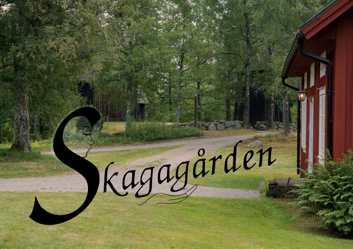 Skagagården, bij de staafkerk en kapel van Skaga