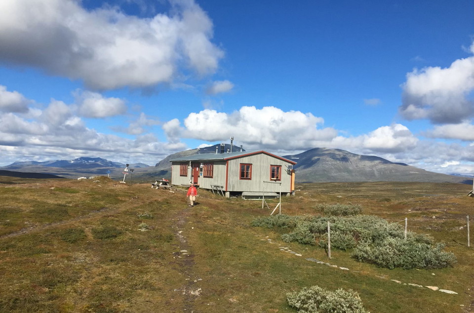 STF Fjällstuga Fältjägaren, mountain cottage for overnight stay. 