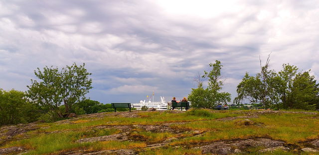 Bageriberget - utsiktsplats i Saltsjöqvarn