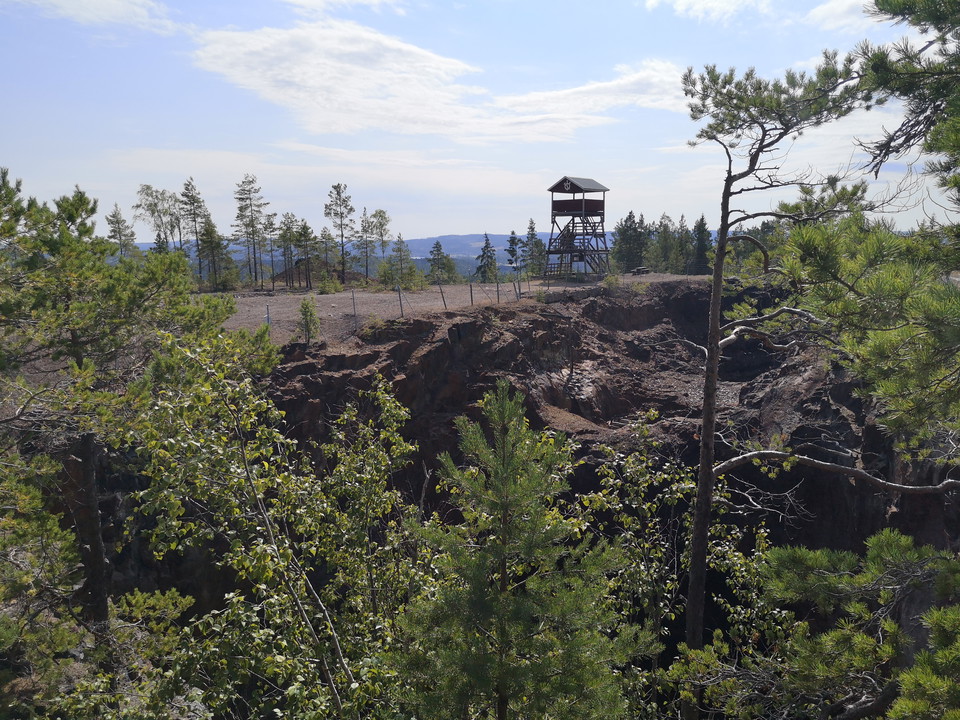 Vy över utsiktstorn