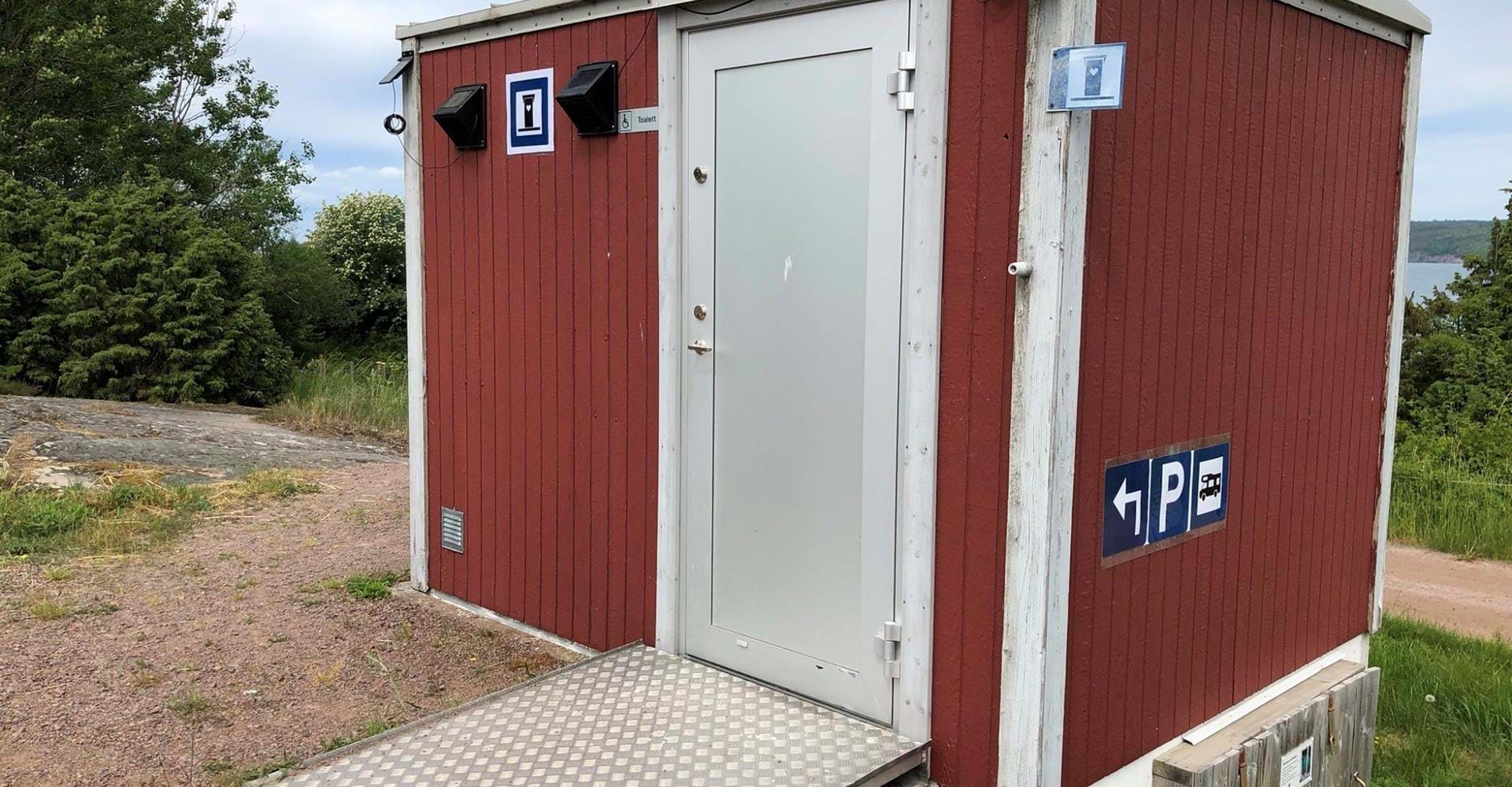 Tillgänglighetsanpassad torrtoa.
Etapp Ödeshög-Stocklycke.
Ödeshög.