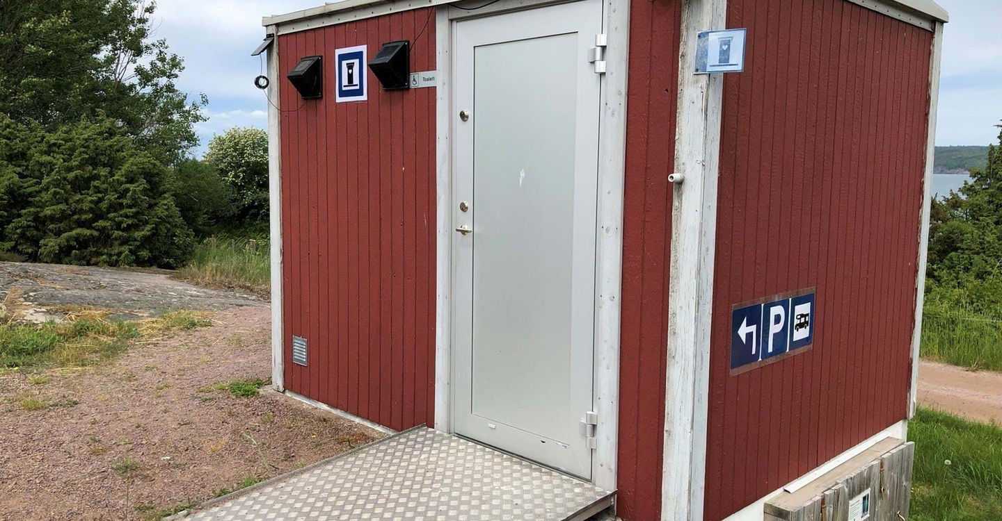 Tillgänglighetsanpassad torrtoa.
Etapp Ödeshög-Stocklycke.
Ödeshög.