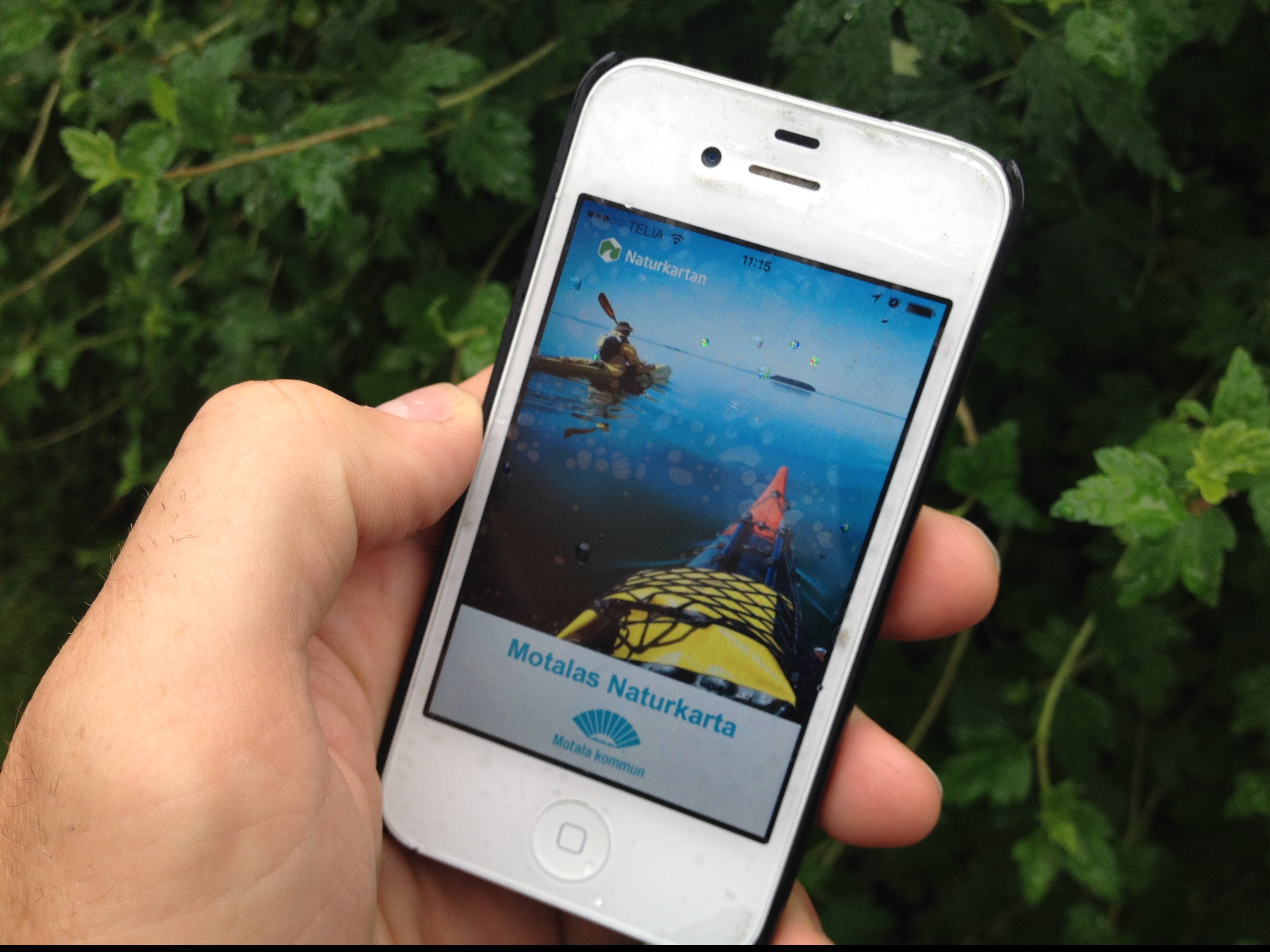 Ladda ner naturkartan som app till din smarta telefon