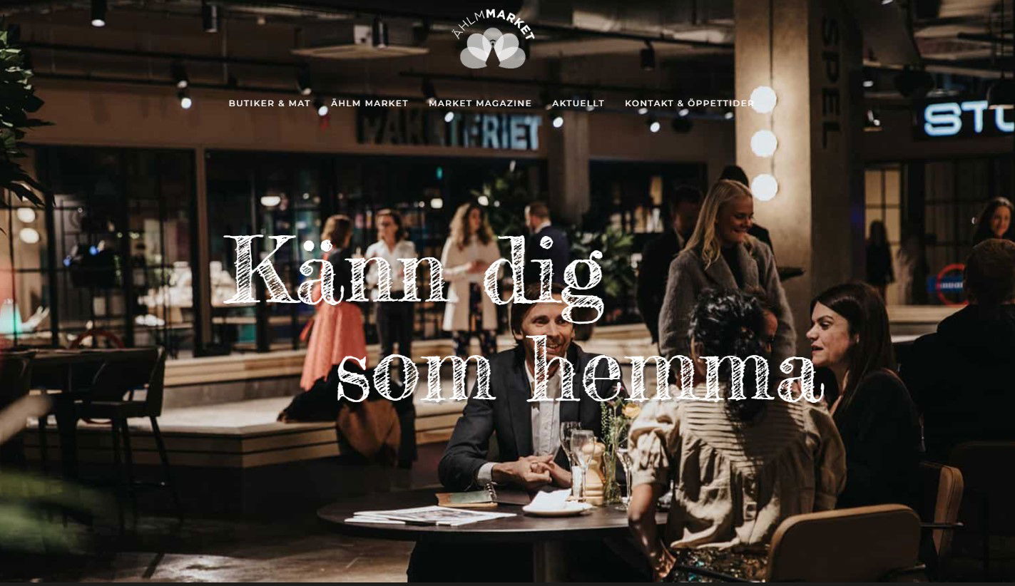 ÄHLM Market galleria restaurang, Ängelholm