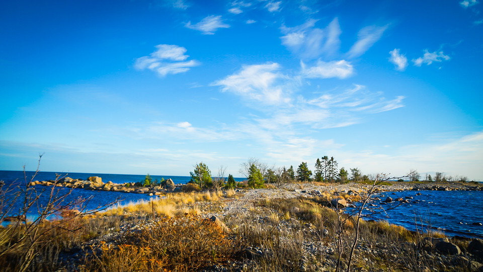 Skatrevet längst ut på naturreservatet Skatön
