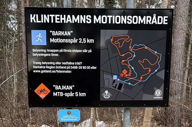 Motionsspåret och Gotlandspromenader 'Barkan', Klintehamn