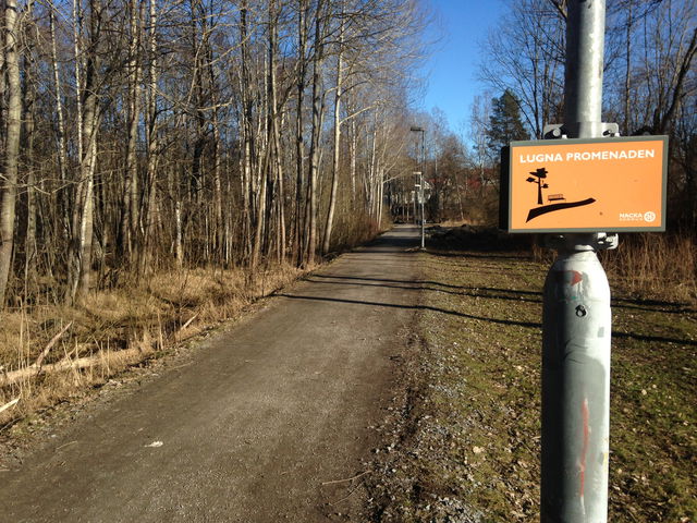 Lugna promenaden i Älta
