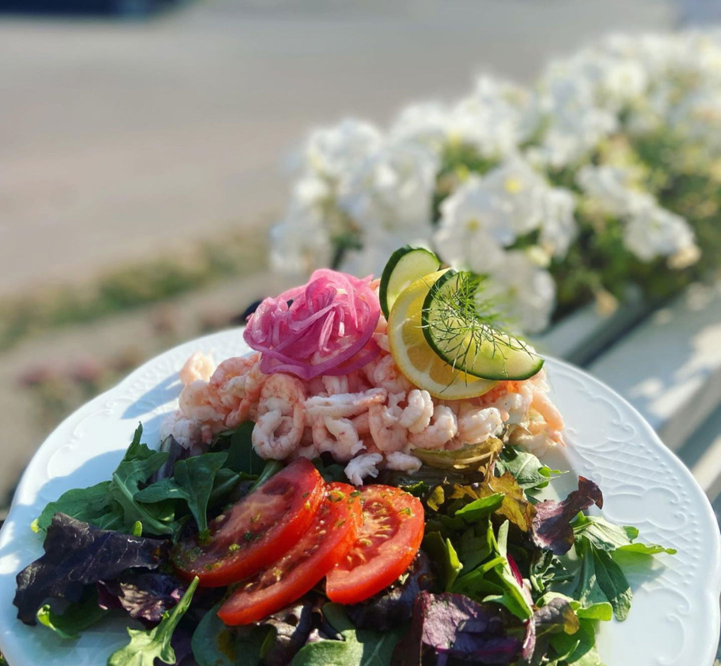 Mat hos Picassos Veranda i Kristinehamn.