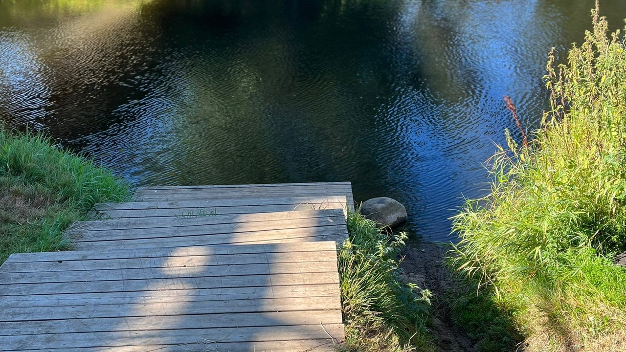 Höja brygga Rönne å Ängelholm — Rönne å och Ringsjön