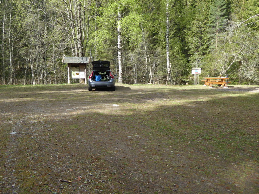 Parkering till Öjenäsbäckens naturreservat