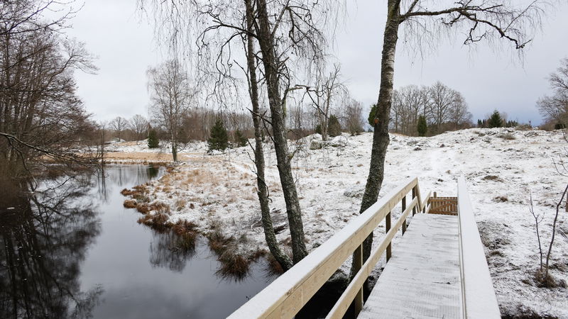 Ny bro över Lyckebyån i Mästaremåla