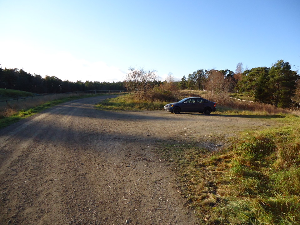 Friluftsparkering Östra Yttringe. Foto Lidingö stad.