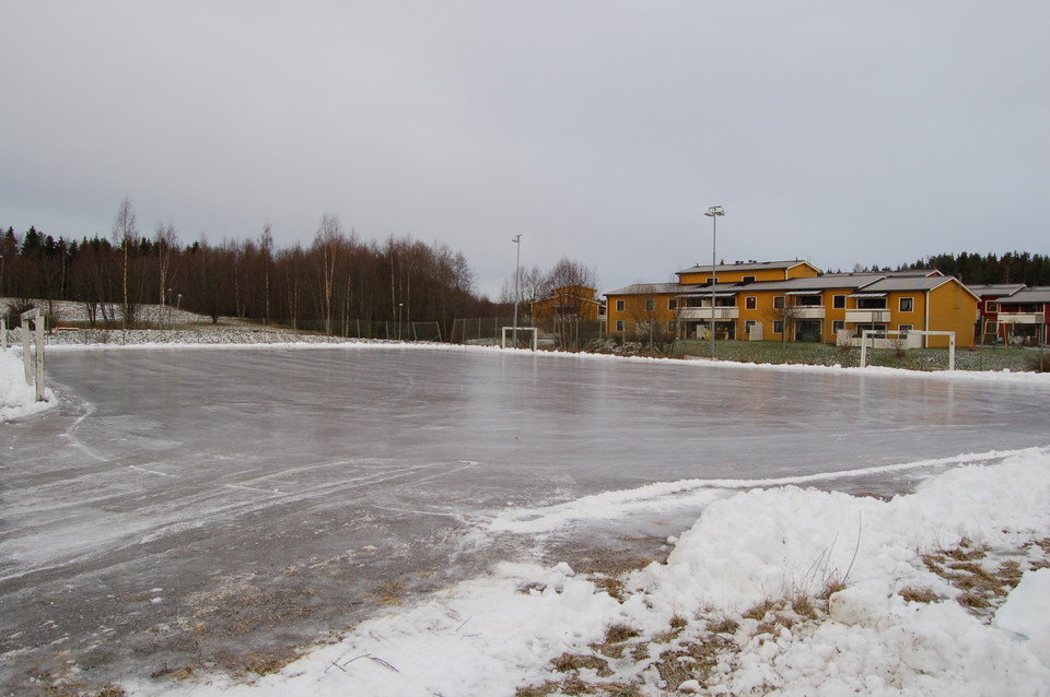 Isplan vid Luleåvägen