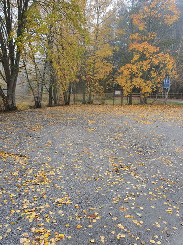 Parkering i Korpberget naturreservat