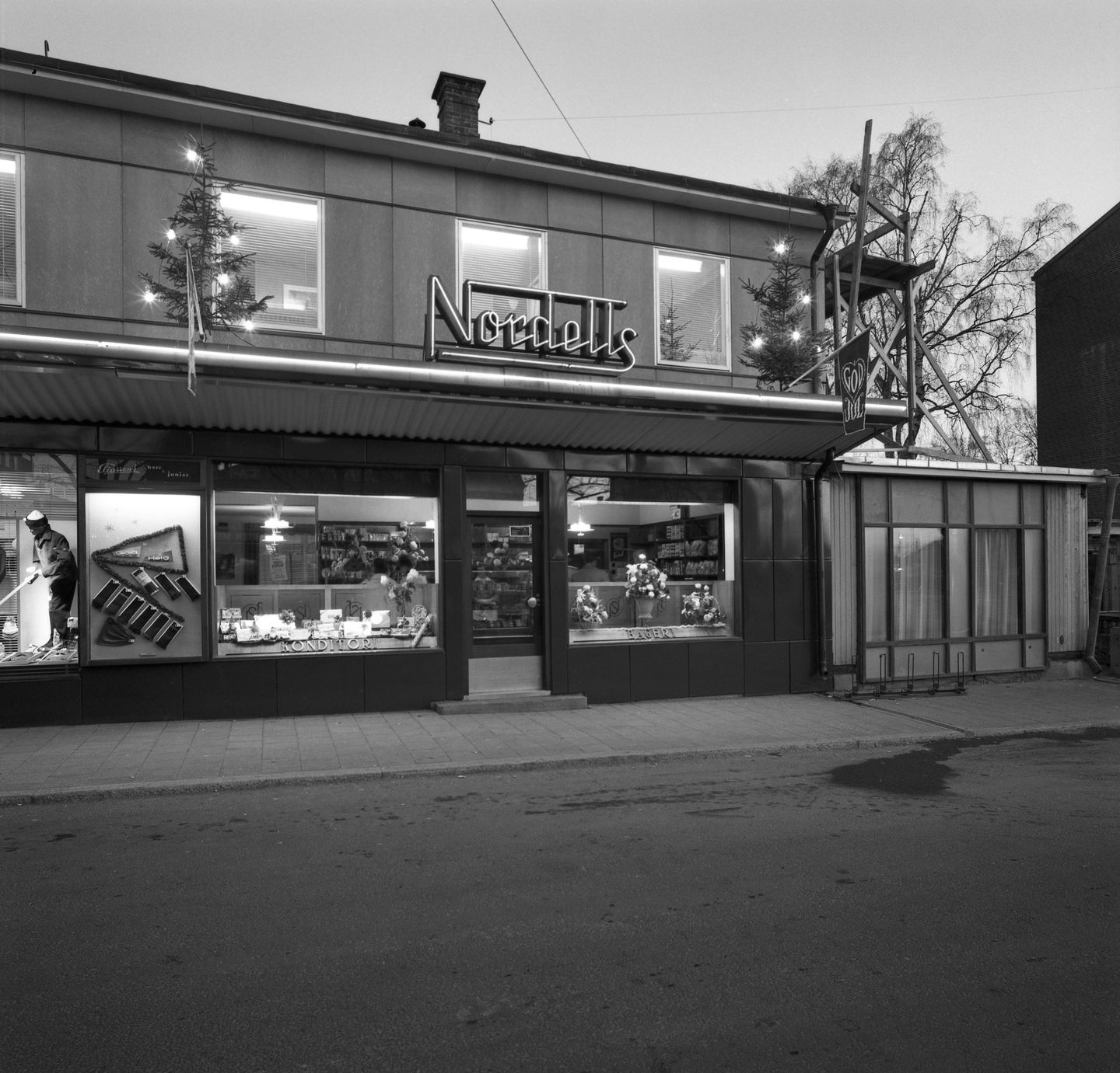 Nordells konditori under mitten av 1900-talet