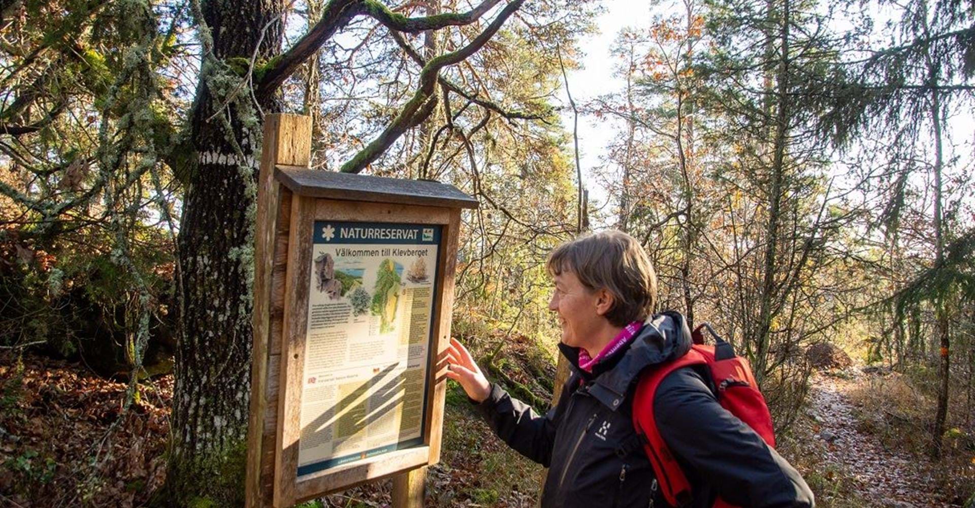 Infotavla Klevberget
Etapp: Hallstadrundan och Pålehult-Rimforsa
Kinda