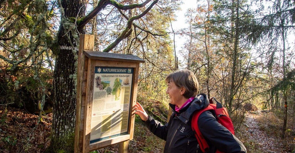 Infotavla Klevberget
Etapp: Hallstadrundan och Pålehult-Rimforsa
Kinda