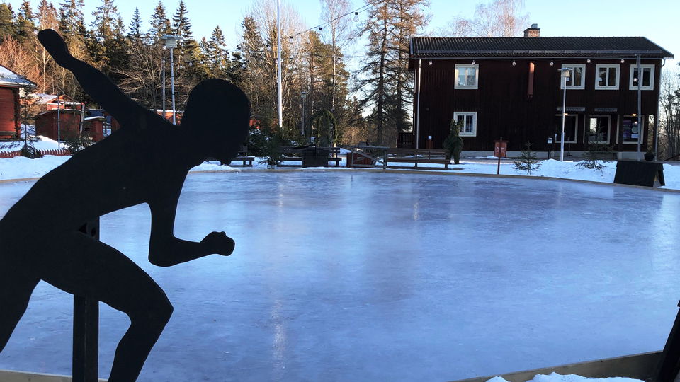 Isbana vid Norra Berget