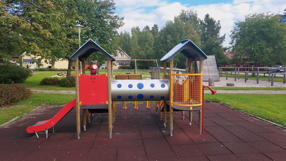 Lekpark i centrala Ramsjö
