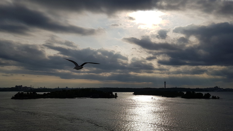 Silltrut och Fjäderholmarna öster ifrån. Foto Lidingö stad