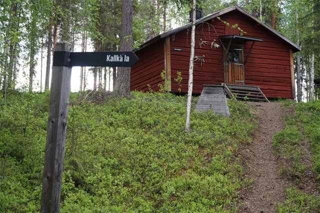 The Old biking trail: Kypasvägskojan