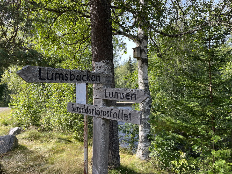 Ledskylt Skräddartorp