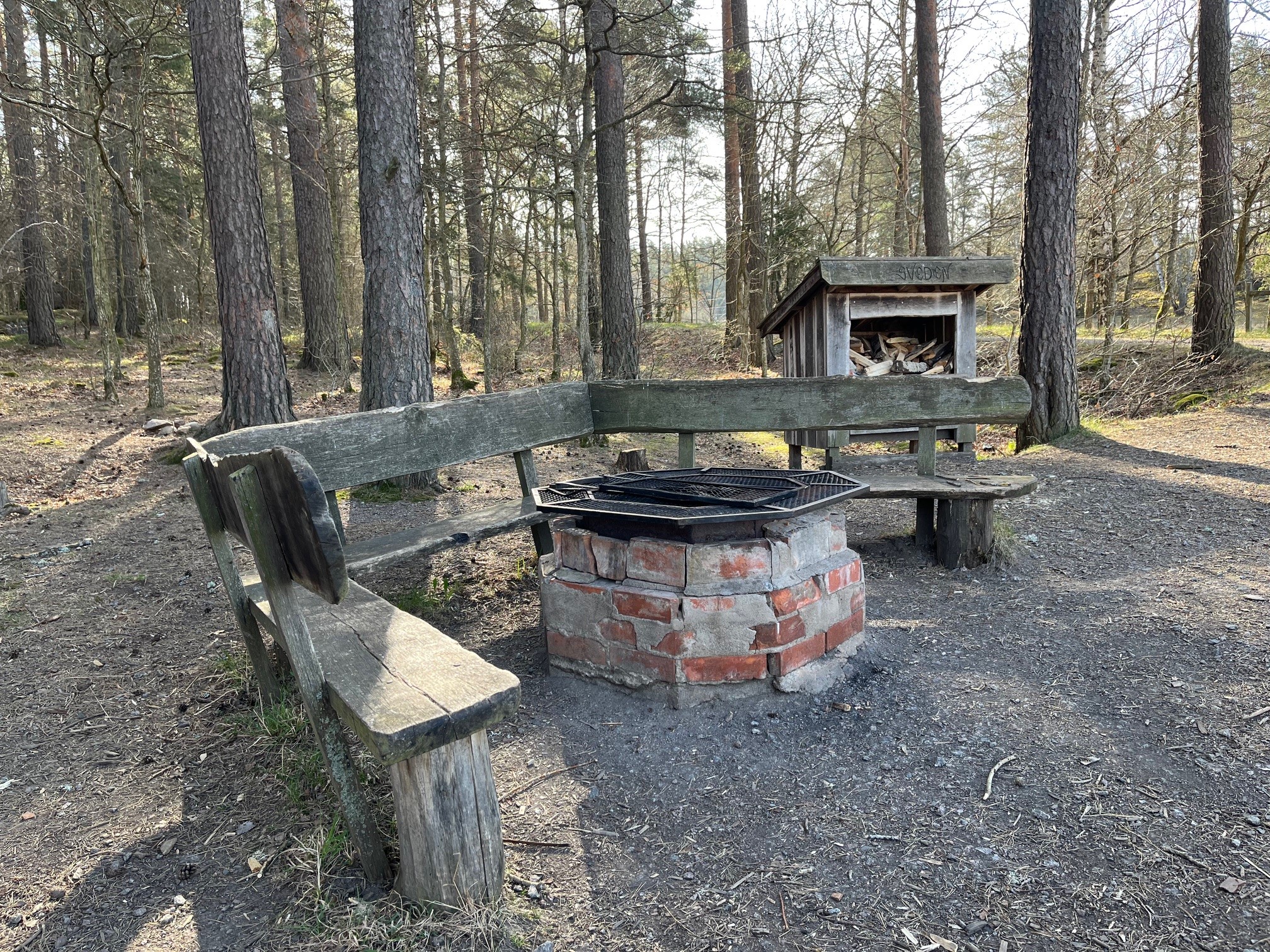 Sveden, rast- och grillplats