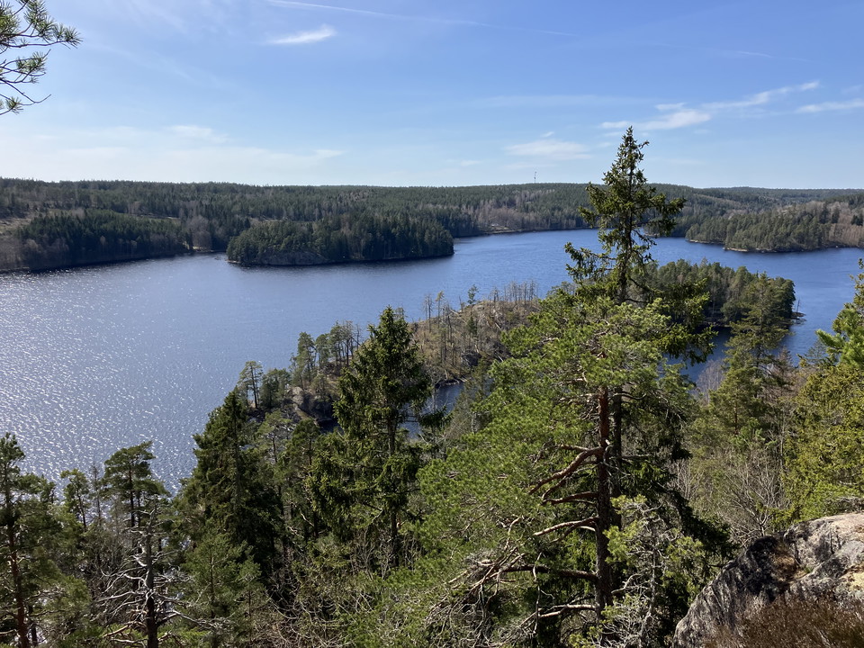Utsikt över Ågelsjön