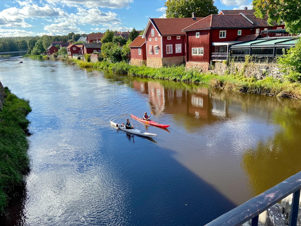 Paddling i Arbogaån