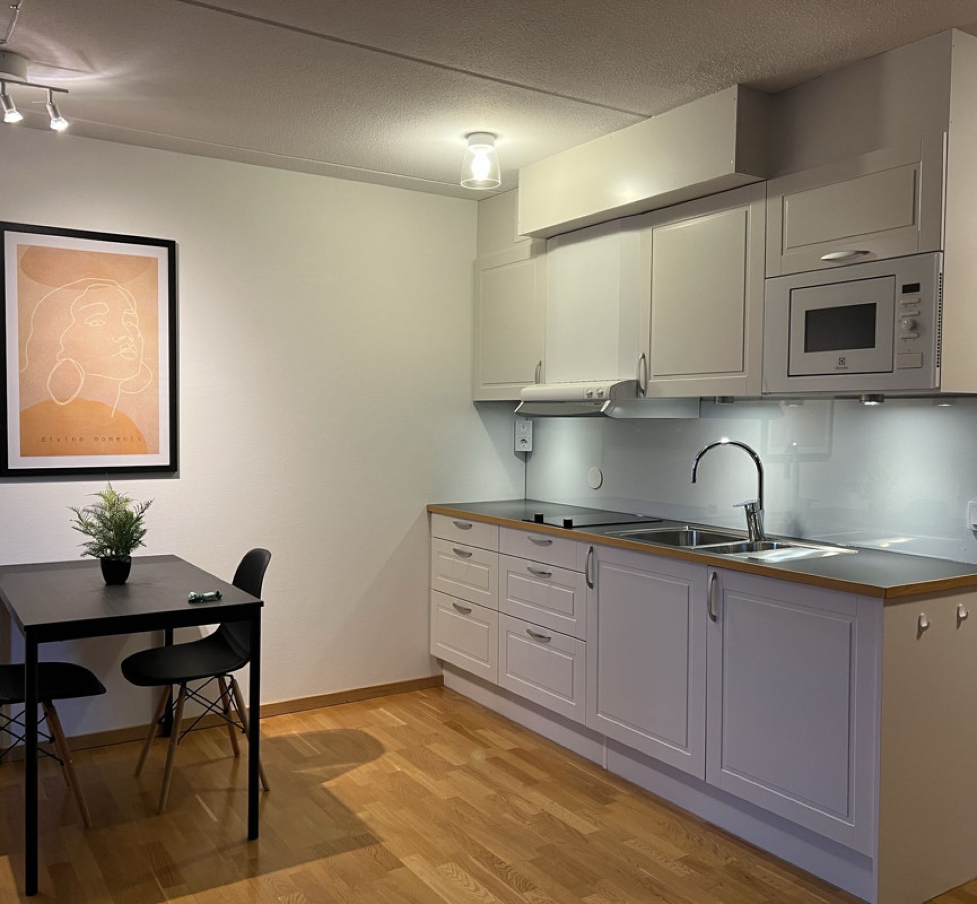 Interiör av Hotell Bro i Kristinehamn.