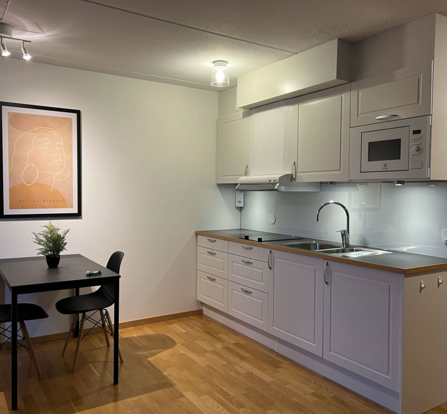 Interiör av Hotell Bro i Kristinehamn.
