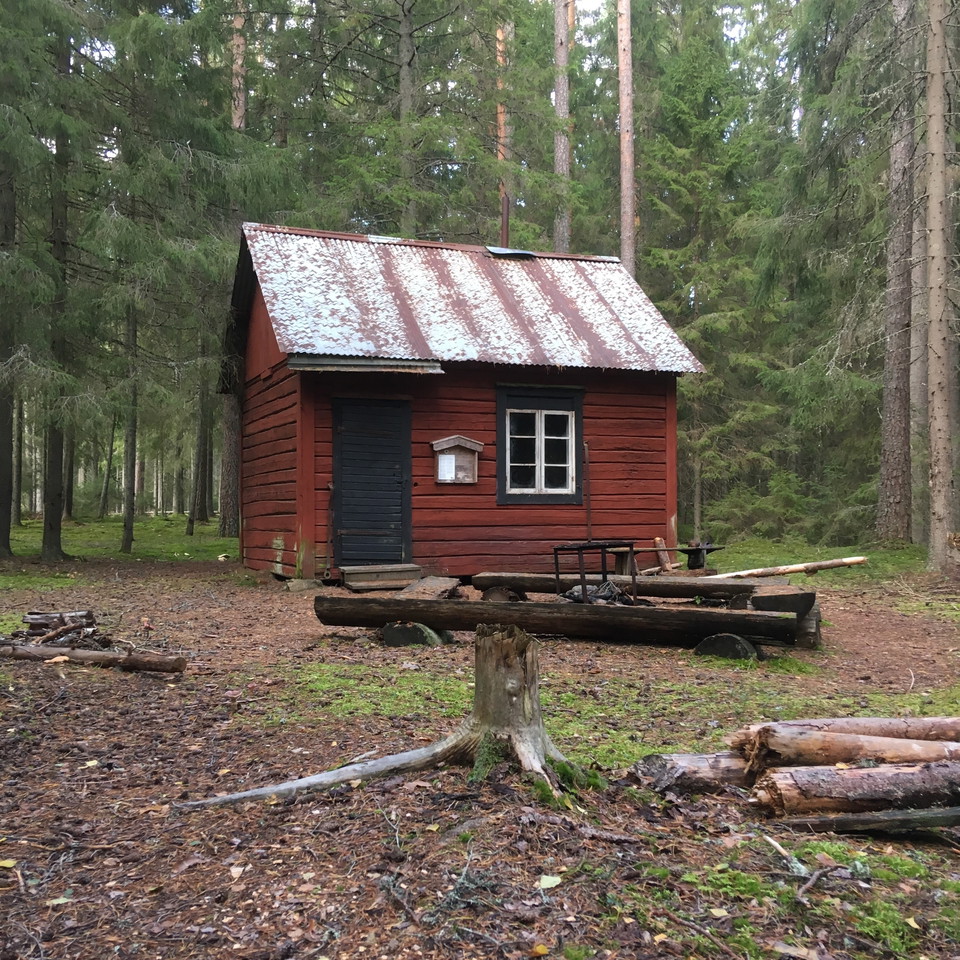 Rasta vid Älg Eriks stuga