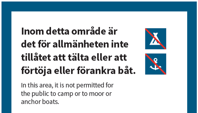 Tältnings- och ankringsförbud, Järflotta