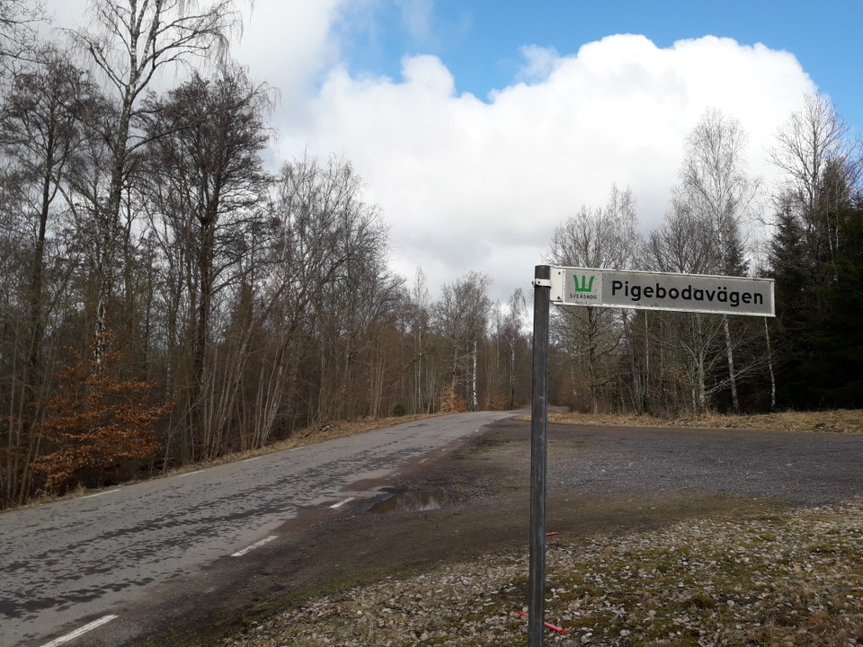 Sväng in på Pigebodavägen